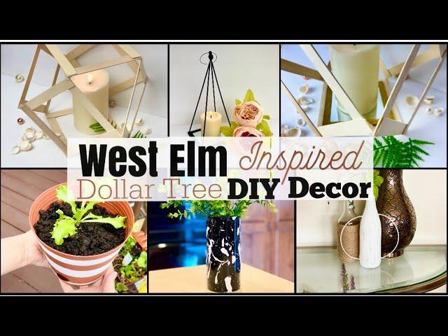 WEST ELM Inspired Dollar Tree DIY DECOR!