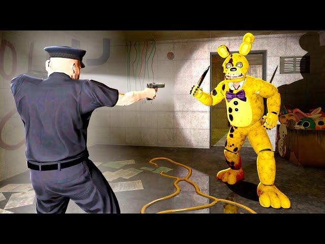 VR ANIMATRONICS SCARE THE SECURITY GUARD FNAF COOP Garry's Mod