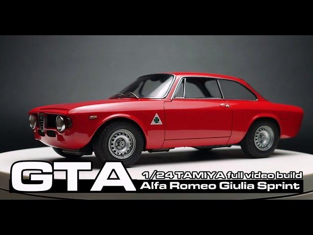 1/24 Alfa Romeo GTA full video build TAMIYA