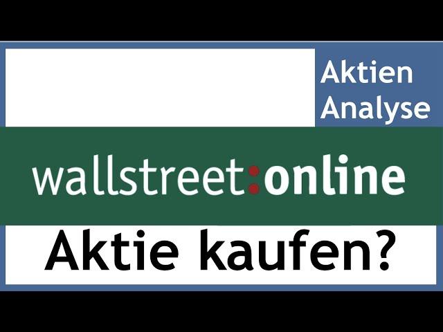 Wallstreet Online Aktie:  Führende Börsencommunity in Deutschland