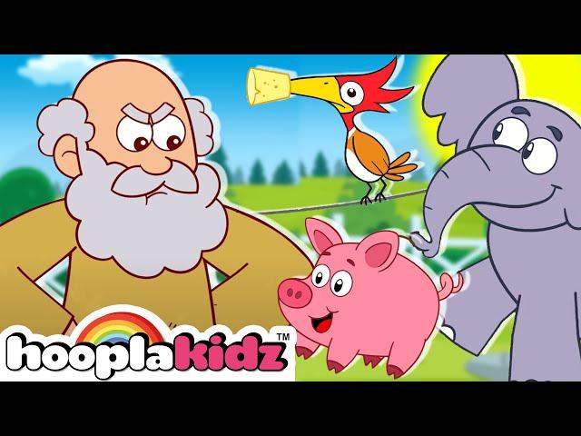 The Animals Went In Two By Two + Kids Songs Collection By HooplaKidz