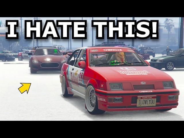 We Should NOT Do Car Meets In SNOW- GTA Online