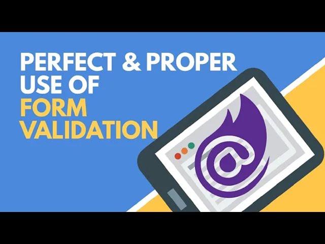 Form Validation Procedure in Blazor | BCL