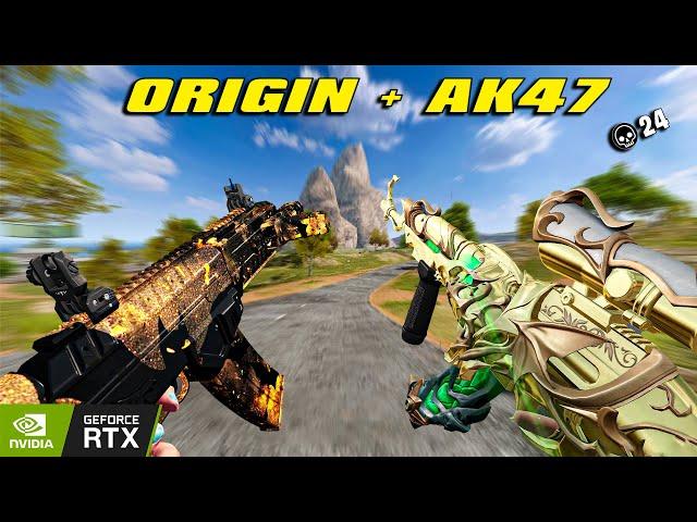 Origin + AK47 Solo 24 kill Blood strike max graphic rtx 2060