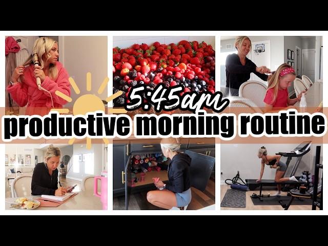 *NEW* 5:45 PRODUCTIVE MORNING ROUTINE MOM OF 4 BACK TO SCHOOL ROUTINE TIFFANI BEASTON HOMEMAKING