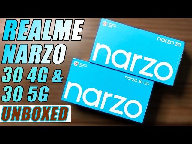 Realme Narzo 30 & 30 5G Unboxing, Specifications, First Look, Launch in India