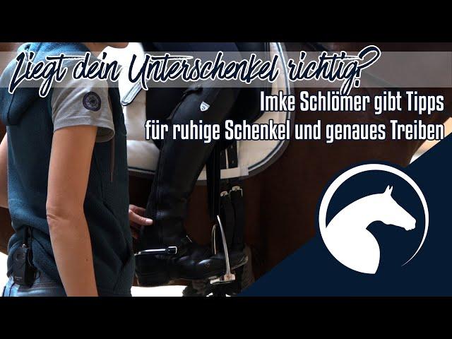 Unruhige Unterschenkel? | Besser Treiben? |Preview | ClipMyHorse.TV Academy|