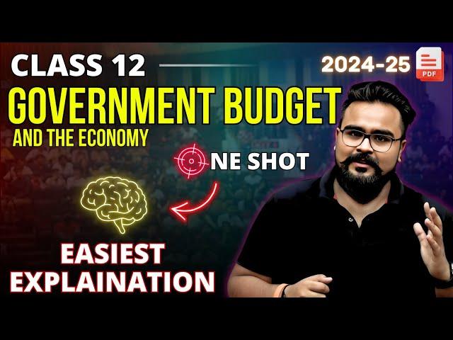 GOVERNMENT BUDGET AND THE ECONOMY class 12 ONE SHOT | Macro economics | GAURAV JAIN