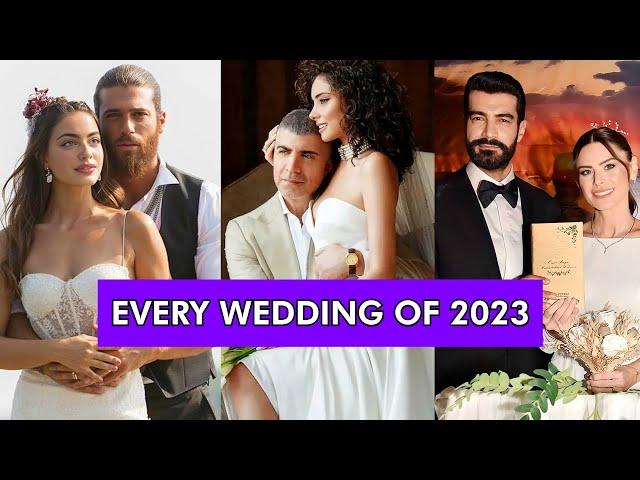 TURKISH ACTORS WHO GOT MARRIED IN 2023