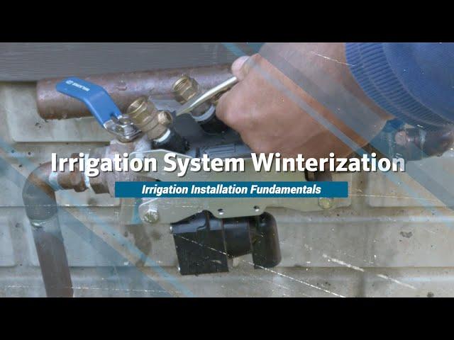 Hunter IIF Training: Irrigation System Winterization