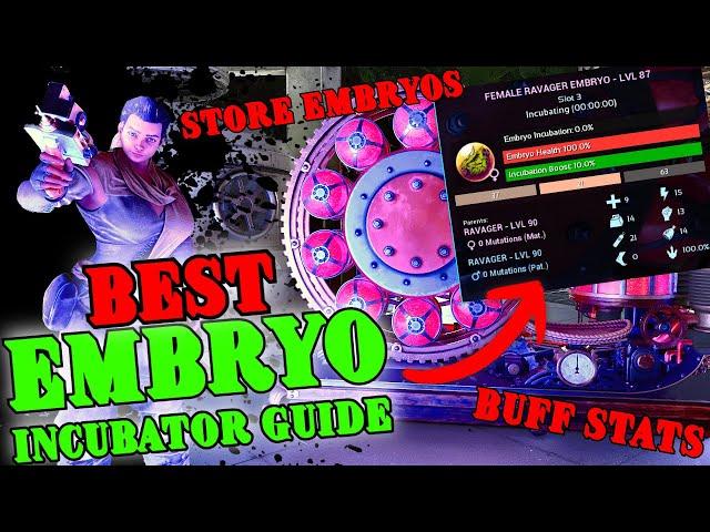 EMBRYO INCUBATOR ARK Guide! How To BUFF STATS, Store Embryos, and Control Genes in ASA!!!