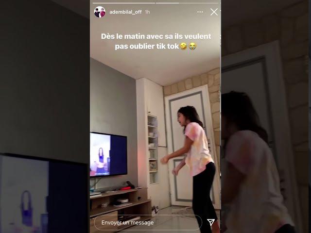 Keyla fait des danses Tiktok