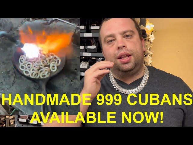 999 Silver Miami Cuban Chains - 8-28mm Handmade In Miami, Florida By 3rd Generation Cuban Jeweler