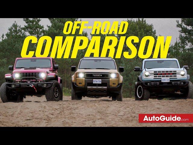 Jeep Wrangler vs Toyota Land Cruiser  vs Ford Bronco: Off-Road Comparison