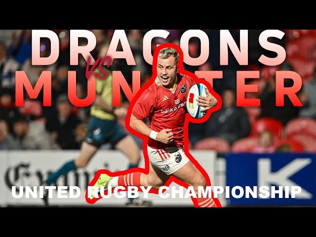 Dragons vs Munster Rugby | 2024/25 United Rugby Championship