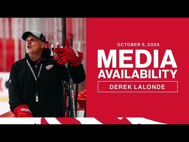 Derek Lalonde Media Availability | Oct. 5, 2024