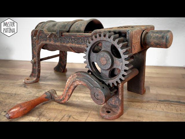Let's make Bratwurst! 1890's Sausage Stuffer Restoration | 'Follows & Bate Manchester'