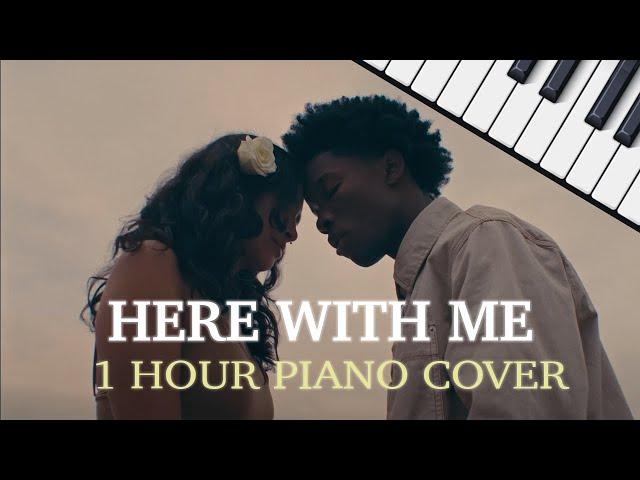 d4vid - Here With Me: 1 Hour Piano Cover (1 Hour Piano Version, Slowed + Reverb)