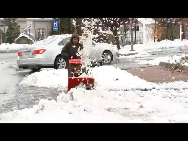 First snowfall dumps up to 12 inches in parts of New Jersey