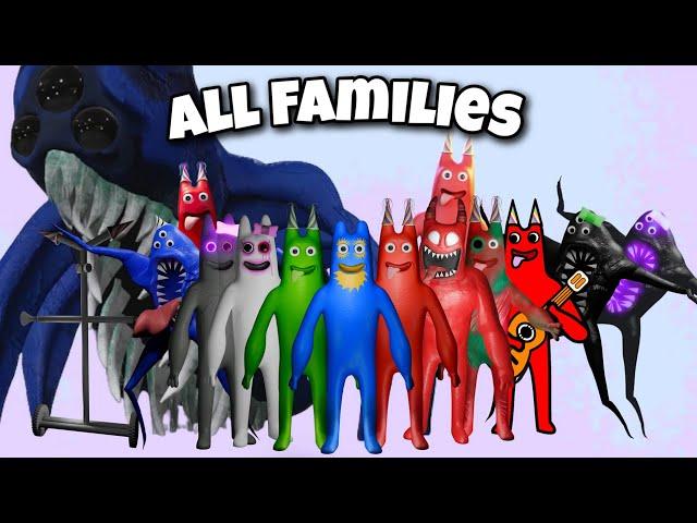 All monster families from Garten of Banban