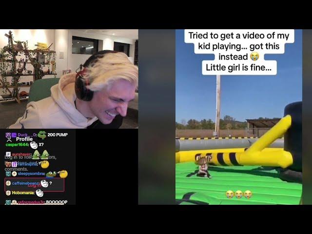 xQc Dies Laughing at Kids Getting Demolished on Playground