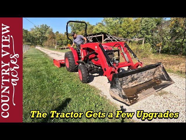 Adding Rear Hydraulics and Hydraulic top link to the TYM 2515  |  Grading our Gravel Driveway