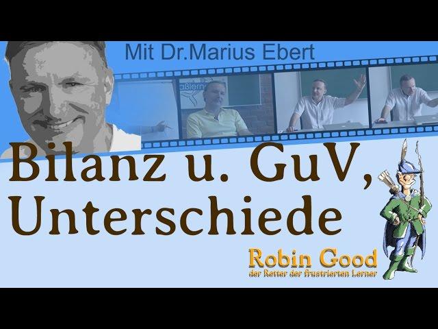 Bilanz u. GuV, Unterschiede