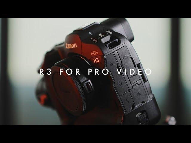 The Canon R3 for professional video