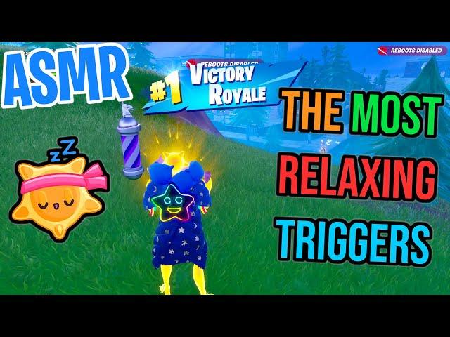 ASMR Gaming  Fortnite The Absolute Most Relaxing Triggers  Controller Sounds + Whispering 