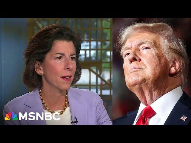 'We don't need his baloney telling us he'll protect us': Gina Raimondo dismisses Trump remark