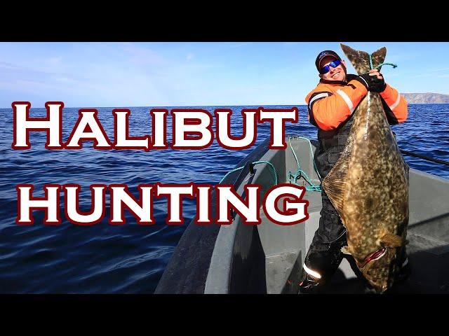 Halibut fishing. How to catch a huge halibut. Proven fishing method.