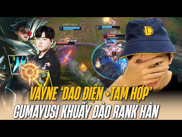 GUMAYUSI VÁC GIÁO ÁN VAYNE DAO ĐIỆN STATIKK +TAM HỢP KIẾM KHUẤY ĐẢO RANK HÀN VÀ CÁI KẾT