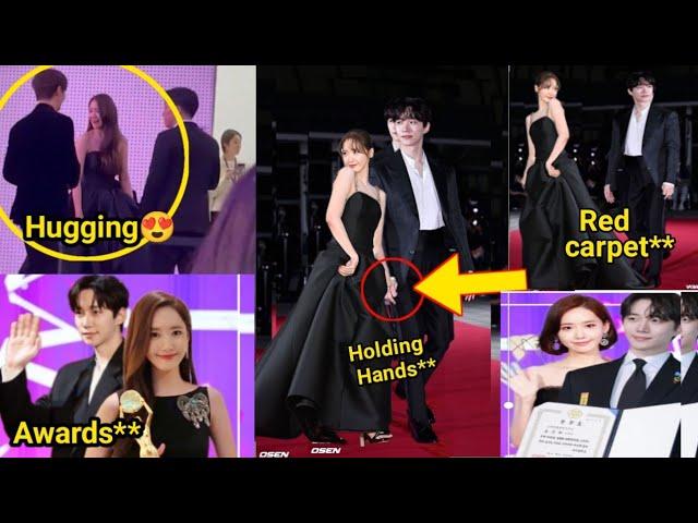 Shocking Live Moment!  Lee Junho and Yoona Win Broadcast Couple Award "