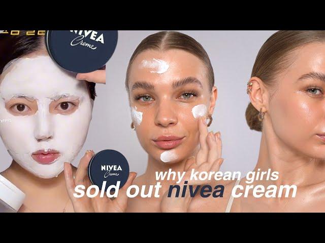 is nivea cream a new way for korean glass skin?