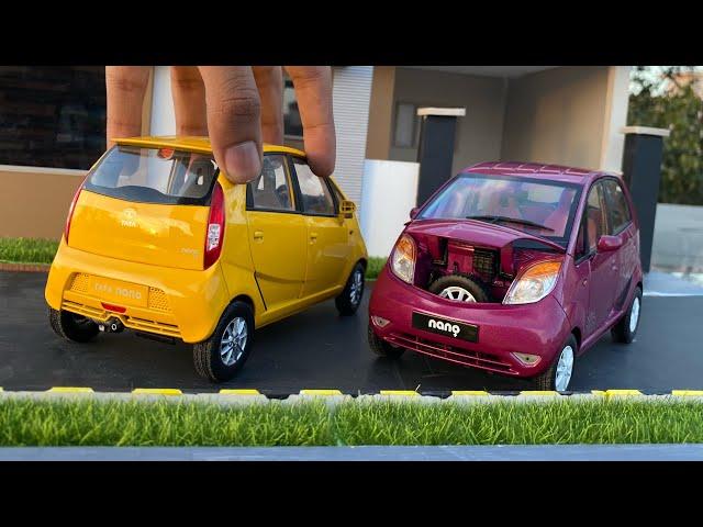 Unboxing of Mini Tata Nano 1/18 Diecast Model Car | by Tata Merchandise