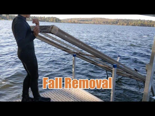 How To Remove ShoreMaster Dock For The Winter | ShoreMaster Dock