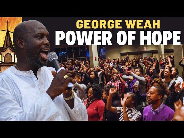 George Weah Delivers Inspirational Sermon at Church Service to Welcome New Year