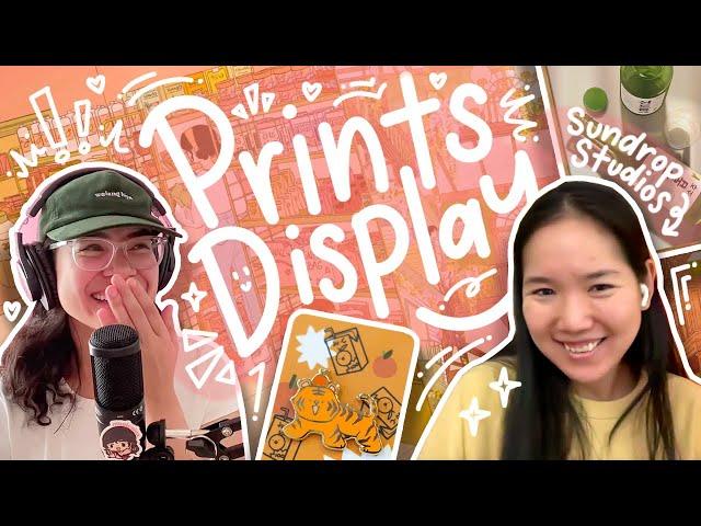 Print Artist Alley Displays, Portfolios, & Money Transparency (ft Sundrop Studios) EP 9 | Mualcaina