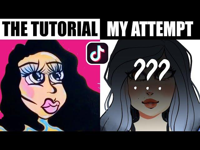 TESTING TIKTOK ART TUTORIALS