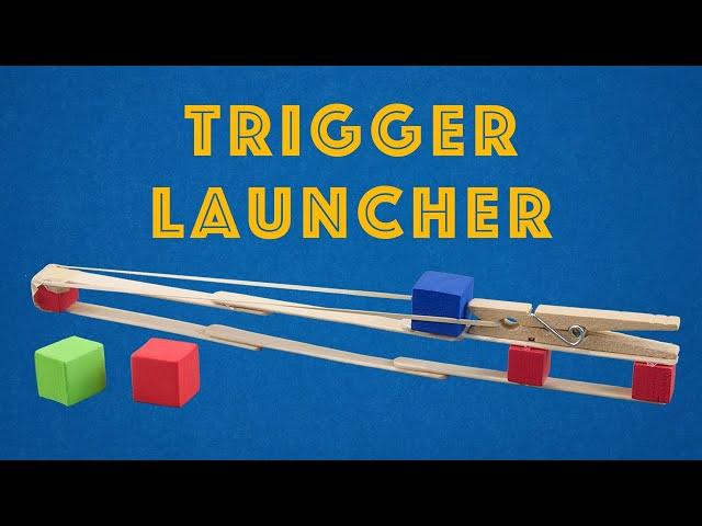 Young Engineers: Trigger Launcher - Easy Craft Stick STEM Project for Kids