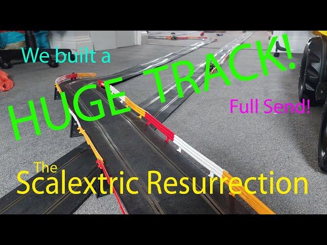 The Scalextric Resurrection Part 6 - We built a HUGE track!