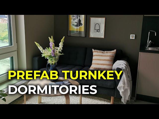 Nardobakken: PREFAB TURNKEY DORMITORIES IN NORWAY - Modular construction in Timber Technology