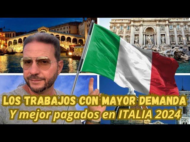 Los trabajos con mayor demanda y mejor pagados en#italia#emigraraitalia#travel