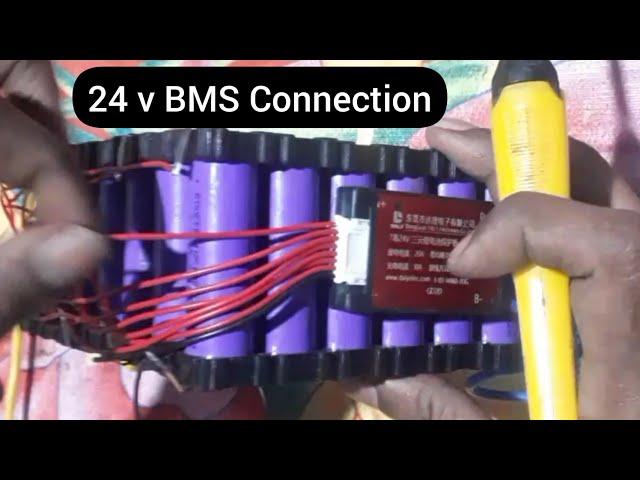 BMS Connection wiring #electronic #electrical #tech #technology #bms #lithiumbattery #battery