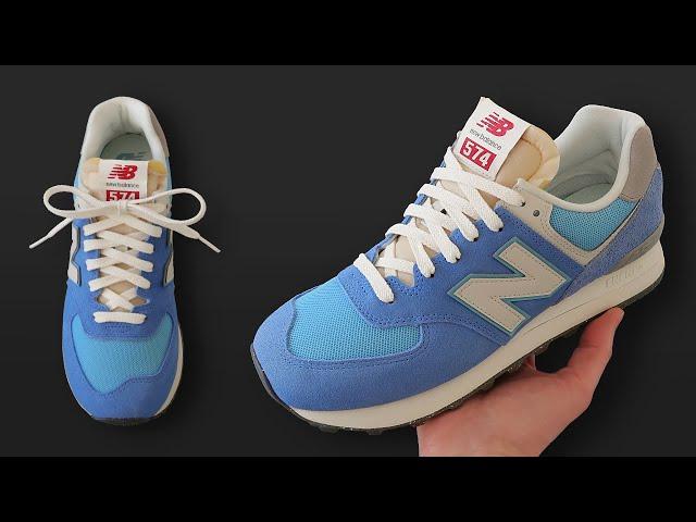 HOW TO LACE NEW BALANCE - STANDARD WAY | New Balance 574 Lace Styles