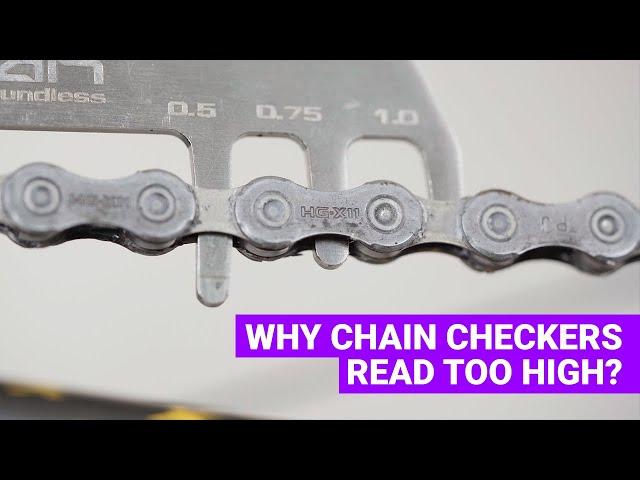 Q&A: Why do bicycle chain checkers read TOO HIGH?