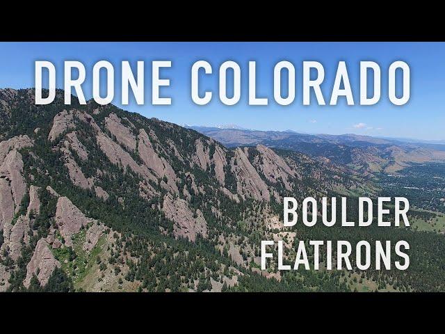 Drone Colorado - Boulder Flatirons