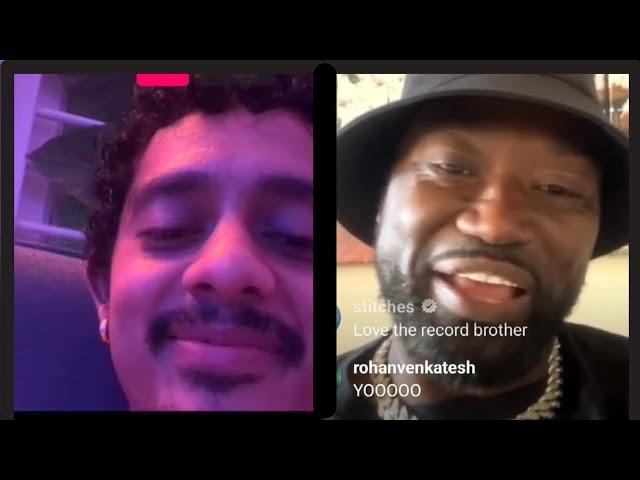 HanumanKind meets Project Pat on full IG live @Hanumankind @projectpatofficialyoutubep1094