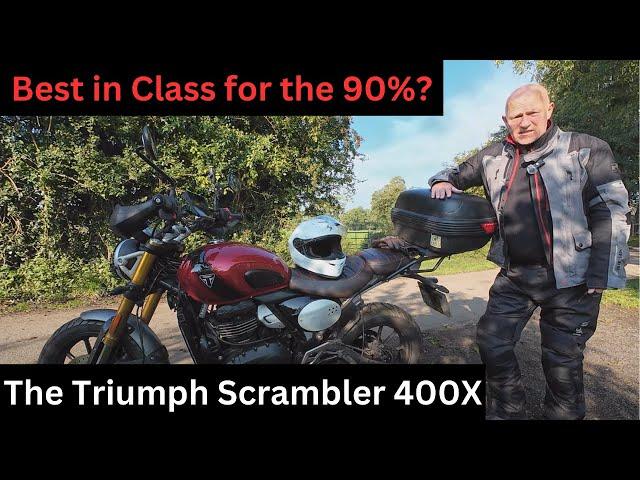 IT'S TRUE Triumph scrambler 400x is best in class says UK's motorcycle critic of over 40 years