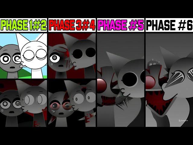 Reactions Phases In Incredibox Sprunki Sinner Edition! Phase 1 VS Phase 2 VS Phase 3 VS Phases 4-6